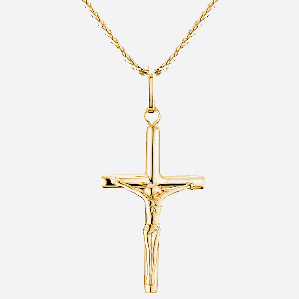 CRUCIFIX. | Kruisbeeld Hanger (Goud)