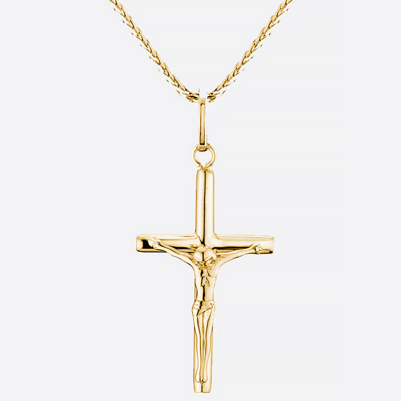 CRUCIFIX. | Gold Crucifix Pendant