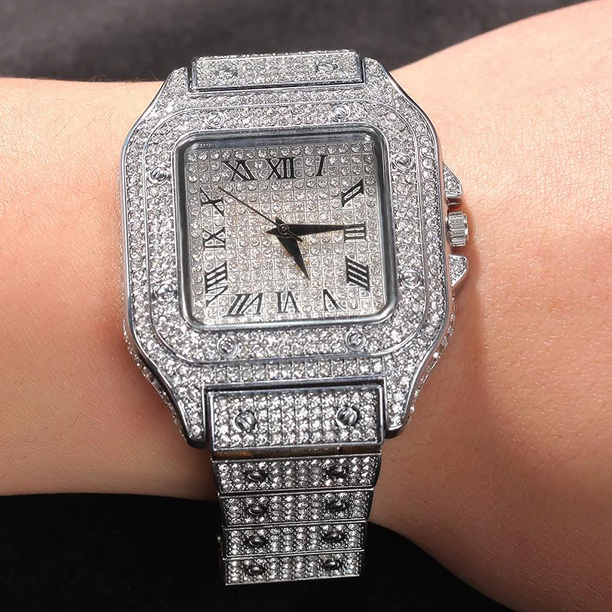 CYRIS. | Bust Down Horloge (Zilver)