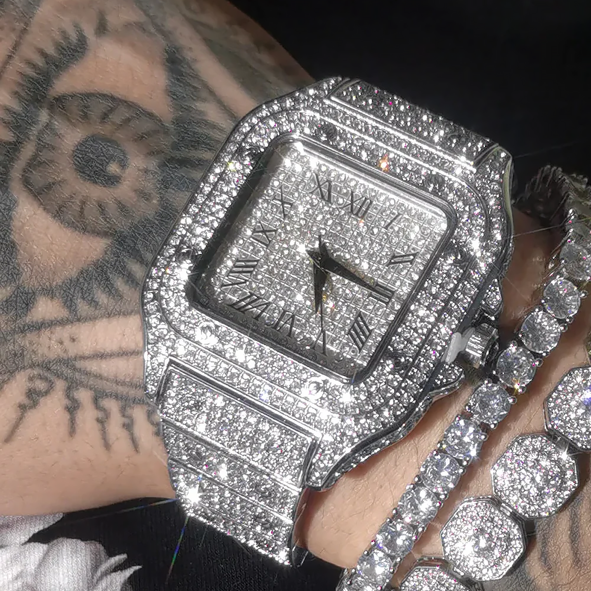 CYRIS. | Bust Down Horloge (Zilver)