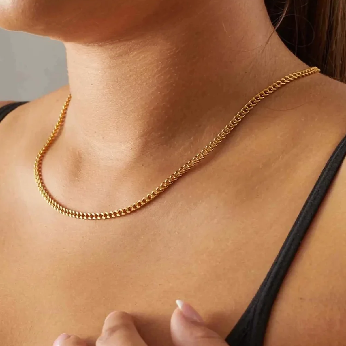 GYLAN. | 3MM Cuban Link Ketting (Goud)