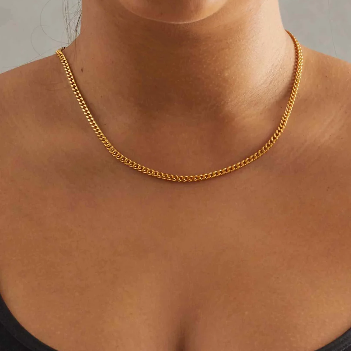 GYLAN. | 3MM Cuban Link Ketting (Goud)