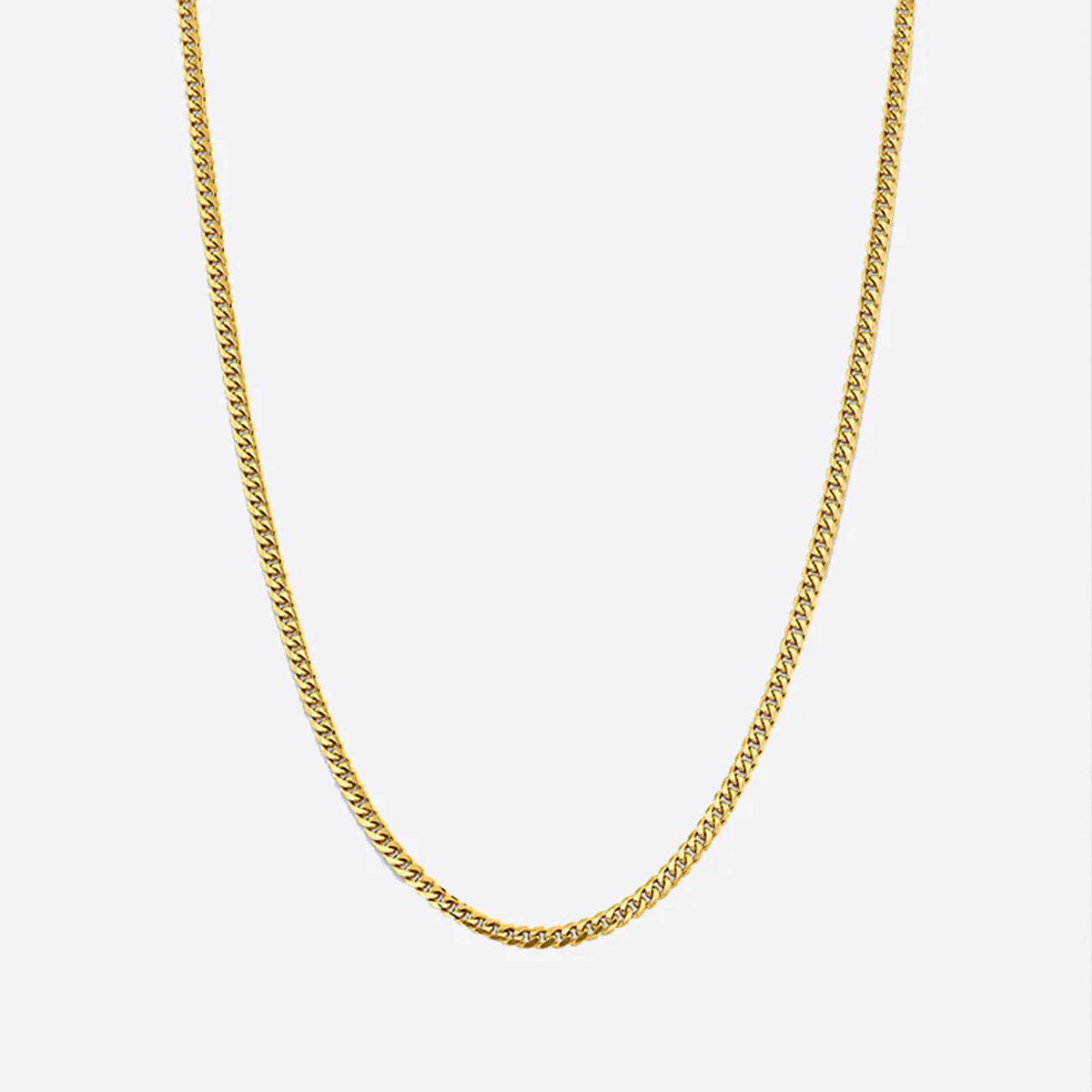 GYLAN. | 3MM Cuban Link Ketting (Goud)