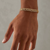 GYLIM. | 12MM Gouden Cuban Link Armband 18K