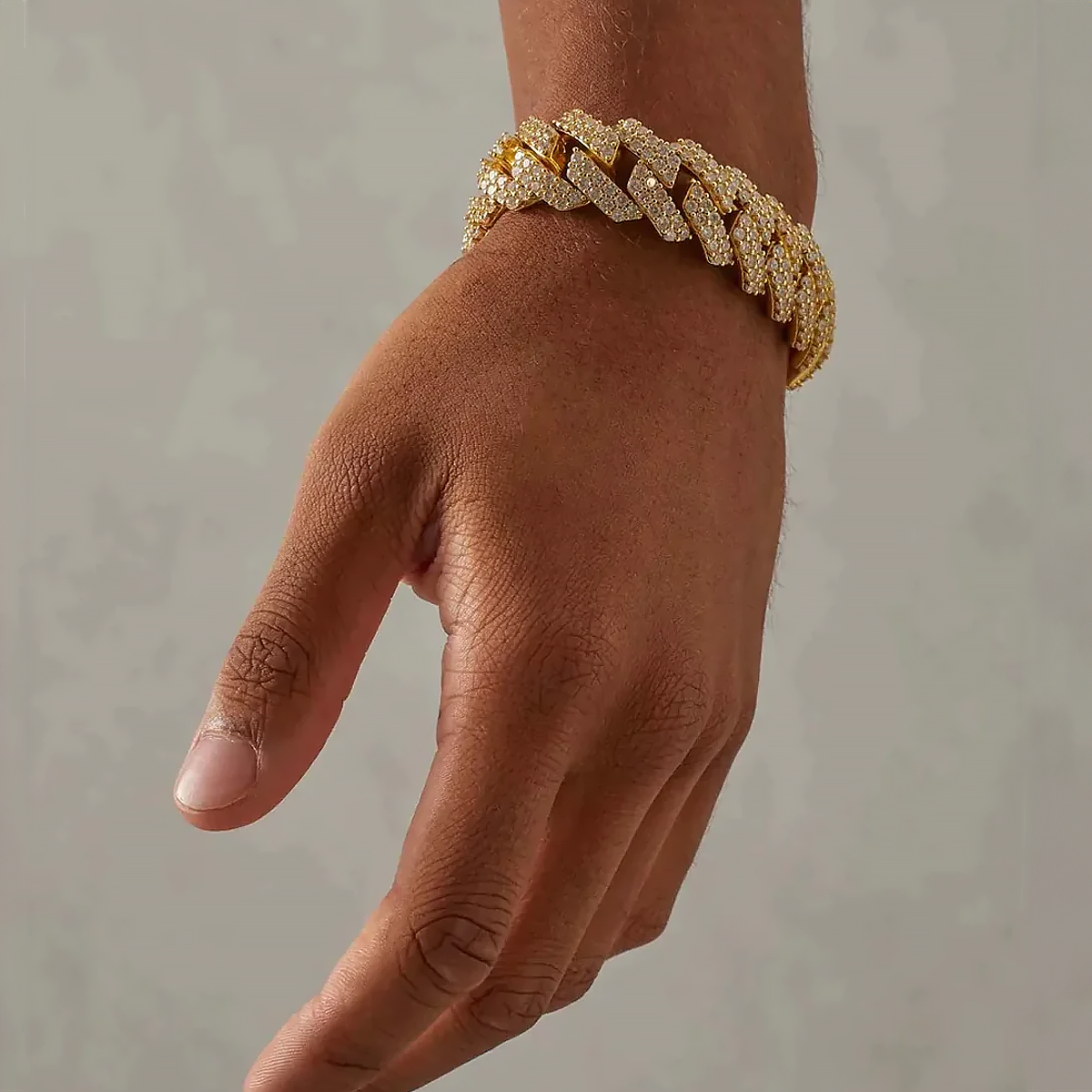 GYMON. | 19MM Cuban Link Armband (Goud)