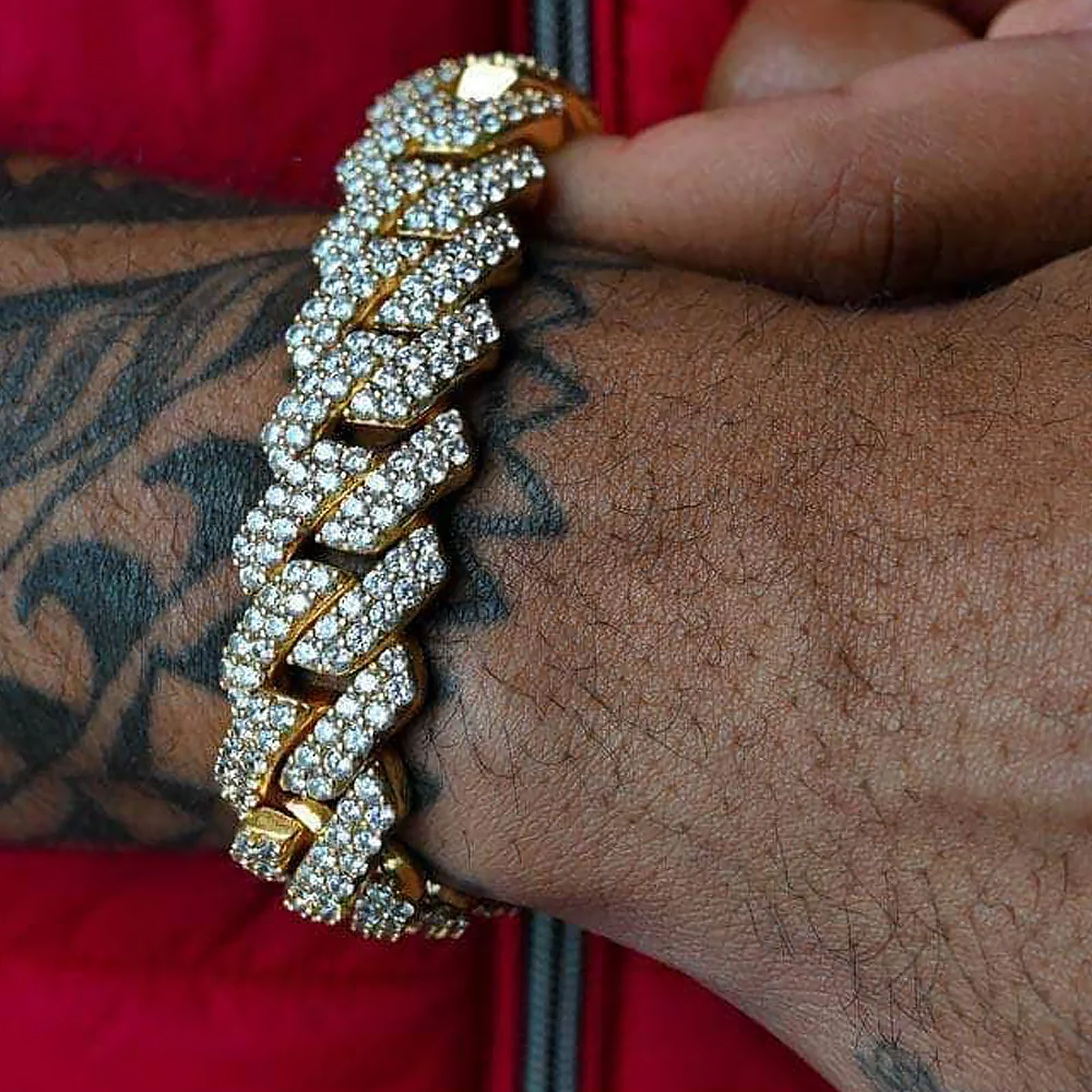 GYMON. | 19MM Cuban Link Armband (Goud)