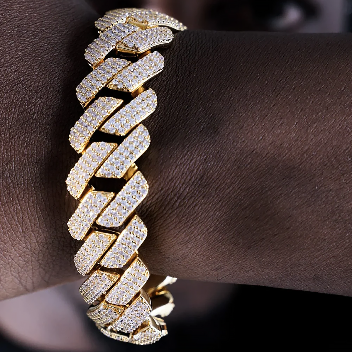 GYMON. | 19MM Cuban Link Armband (Goud)