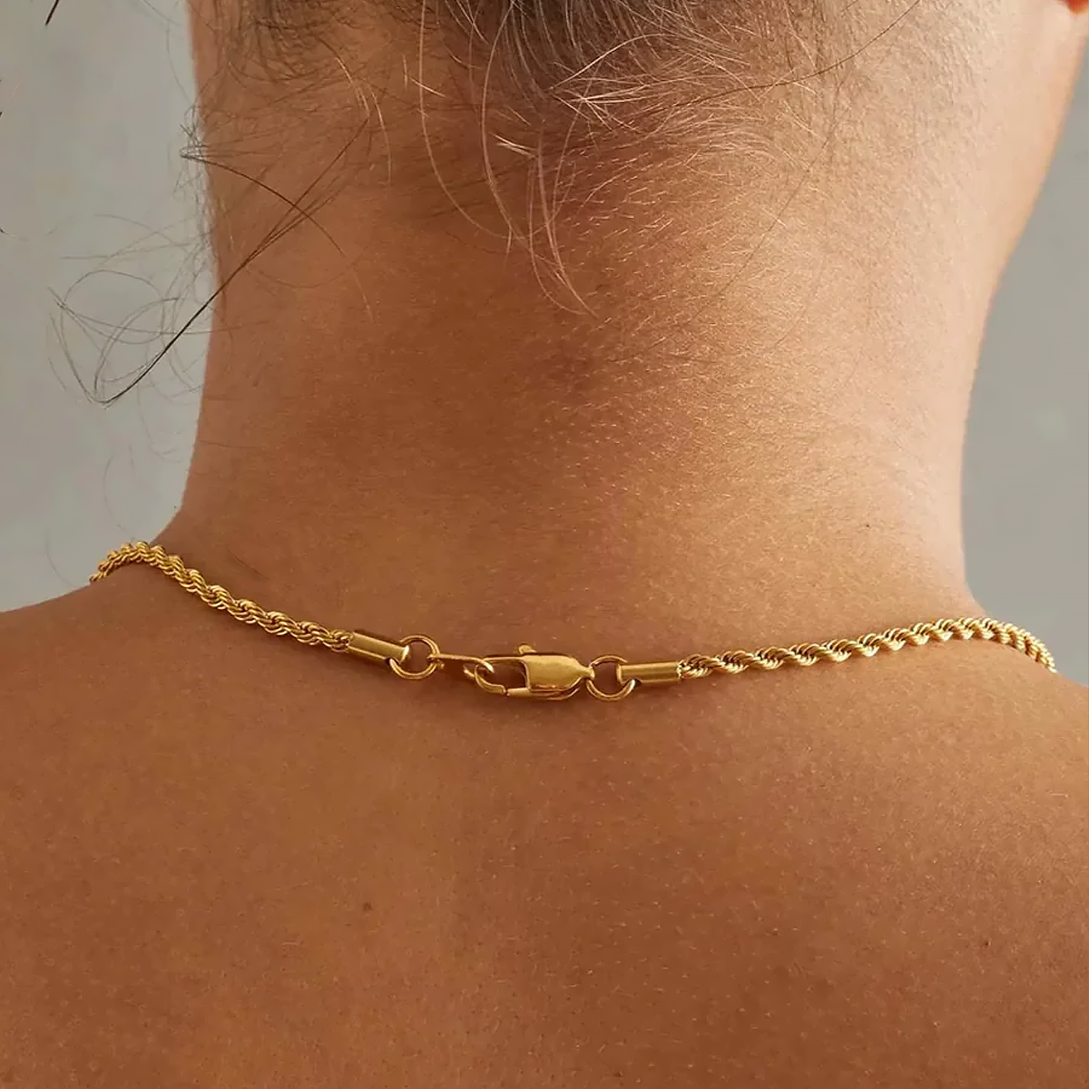 GYOPE. | 3MM Rope Ketting (Goud)