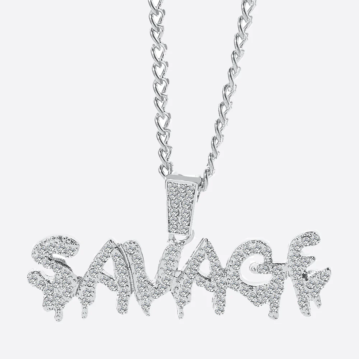 SAVAGE. | Savage Hanger met ketting (Zilver)
