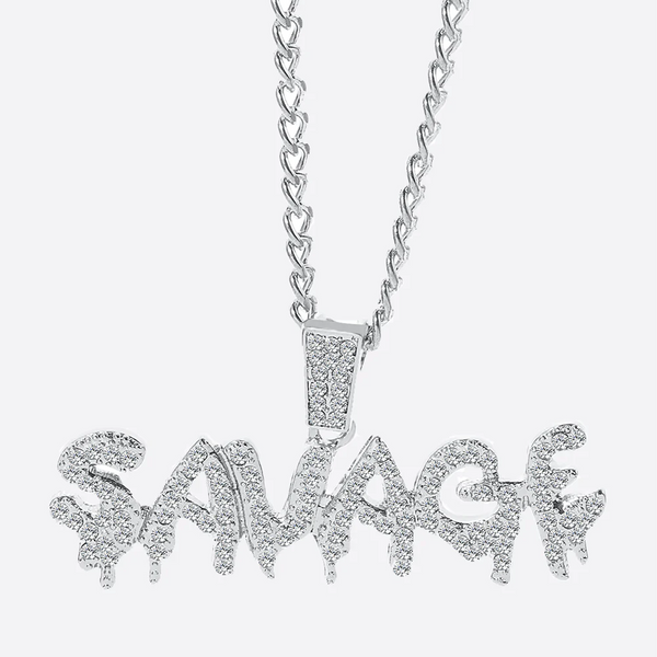 SAVAGE. | Zilveren Savage Hanger met Ketting