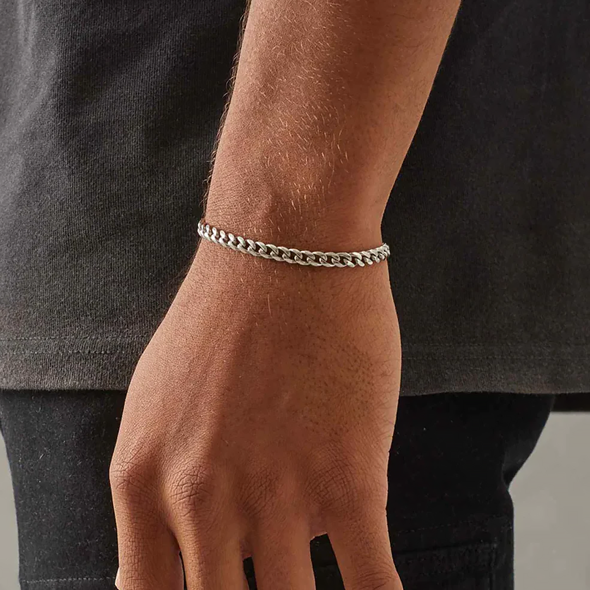 SIRBOX. | 6MM Cuban Link Armband (Zilver)