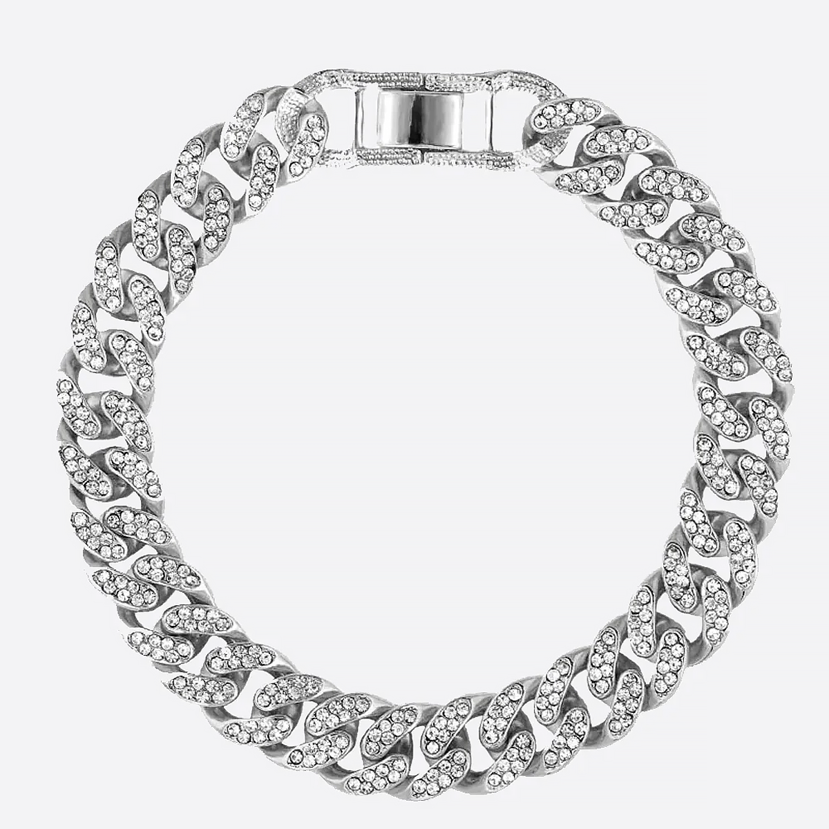 SYALE. | Cuban Link Enkelbandje 12MM (Zilver)