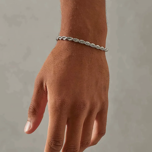 SYBRO. | 5MM Zilveren Rope Armband