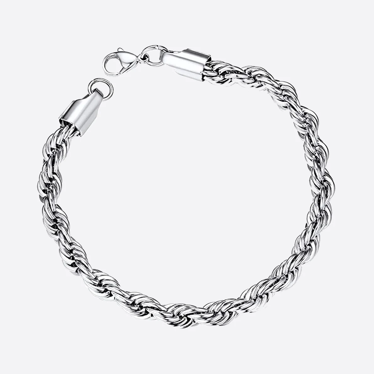SYBRO. | 5MM Rope Armband (Zilver)