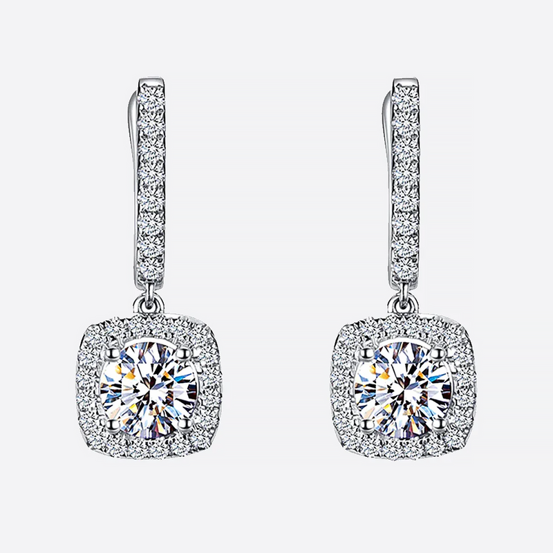 SYEAR. | Zilveren Oorbellen Met Diamanten