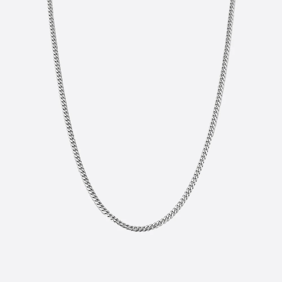 SYLAN. | 3MM Cuban Link Ketting (Zilver)