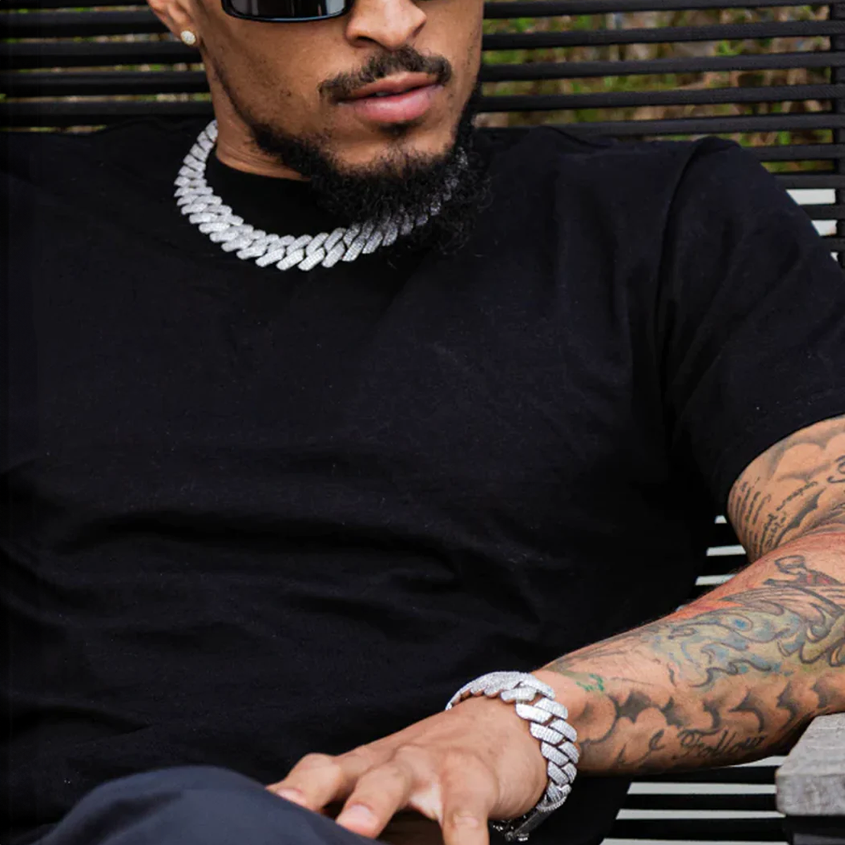 SYLYX. | 19MM Cuban Link Ketting (Zilver)