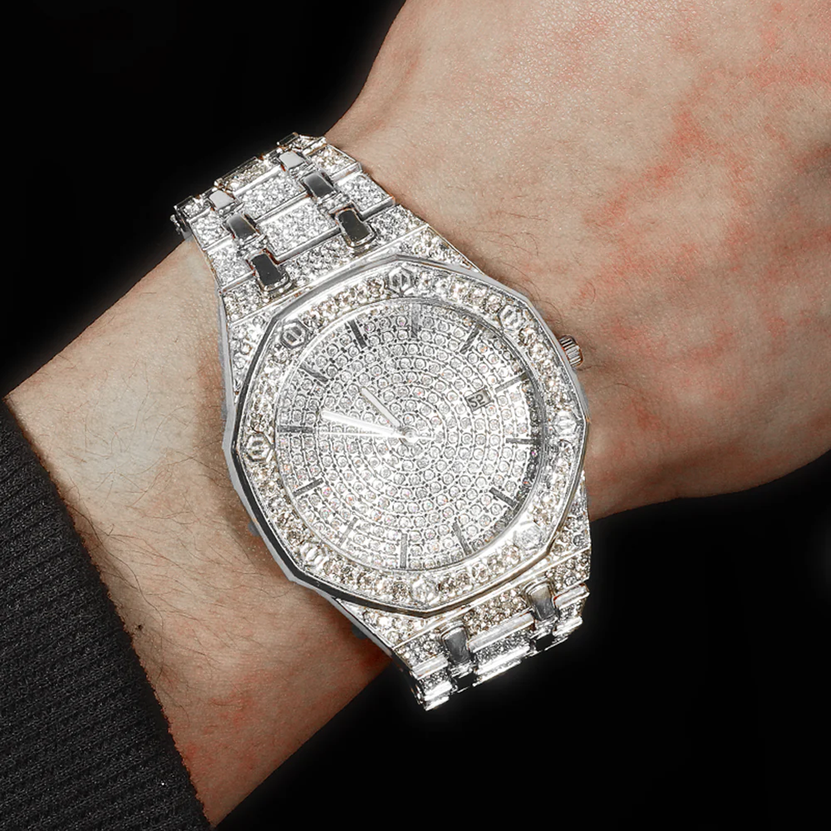 SYMALON. | Bust Down Horloge (Zilver)