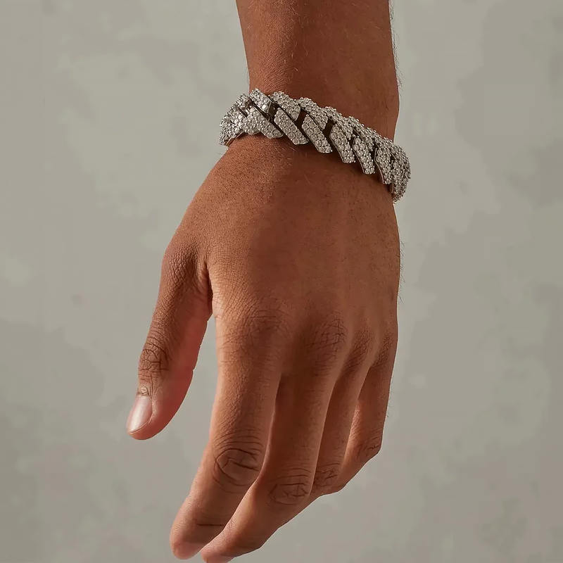 SYMON. | 19MM Zilveren Cuban Link Armband