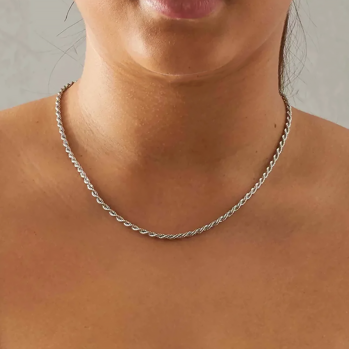 SYOPE. | 3MM Rope Ketting (Zilver)