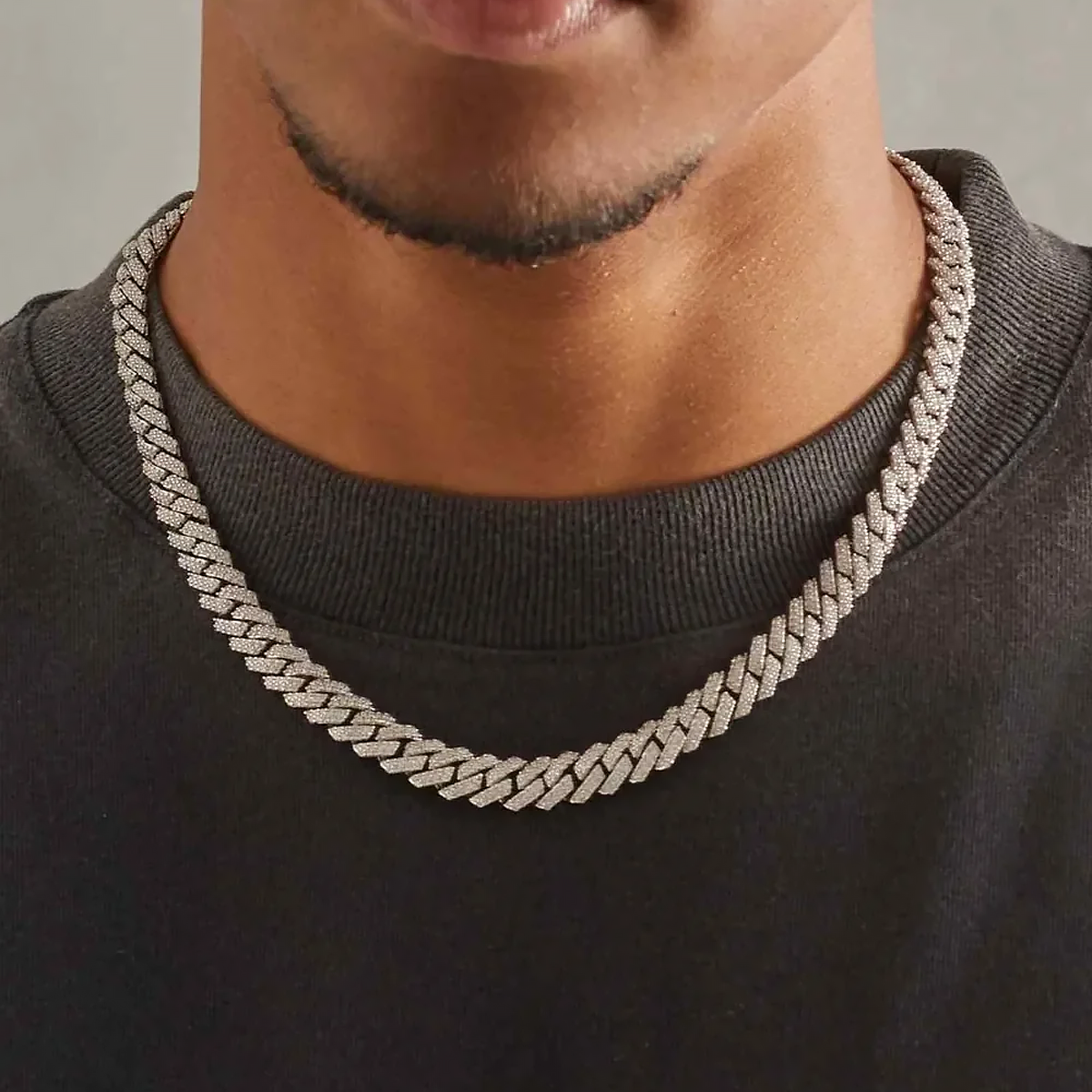 SYTIL. | 12MM Cuban Link Ketting (Zilver)