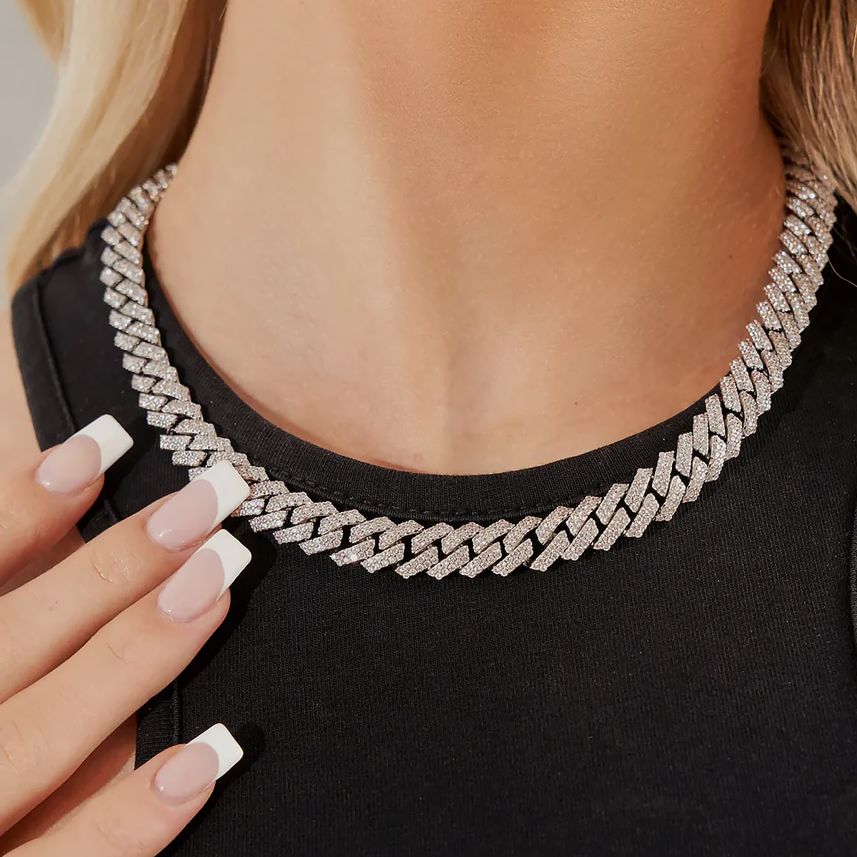 SYTIL. | 12MM Cuban Link Ketting (Zilver)