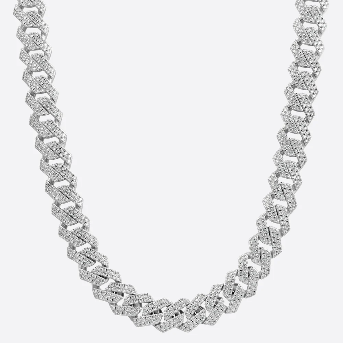 SYTIL. | 12MM Cuban Link Ketting (Zilver)